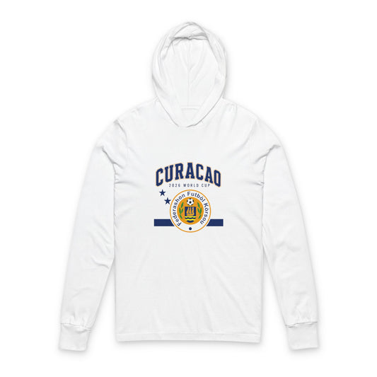 Curacao Hoodie Tee — Lightweight Hooded Long-Sleeve Shirt