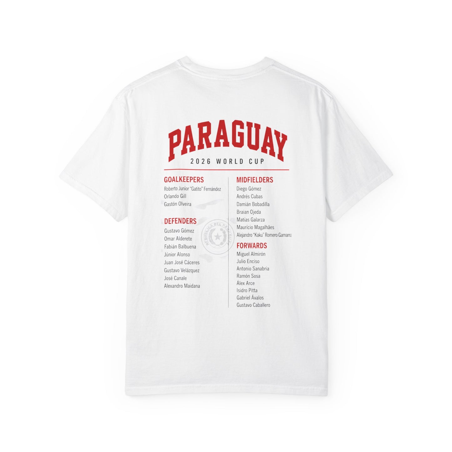 PARAGUAY Unisex Garment-Dyed T-shirt