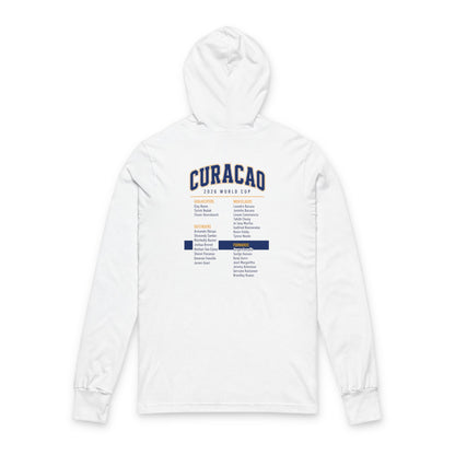 Curacao Hoodie Tee — Lightweight Hooded Long-Sleeve Shirt