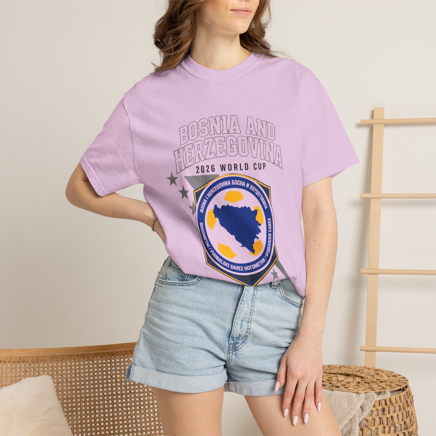 BOSNIA AND HERZEGOVINA Unisex Garment-Dyed T-shirt