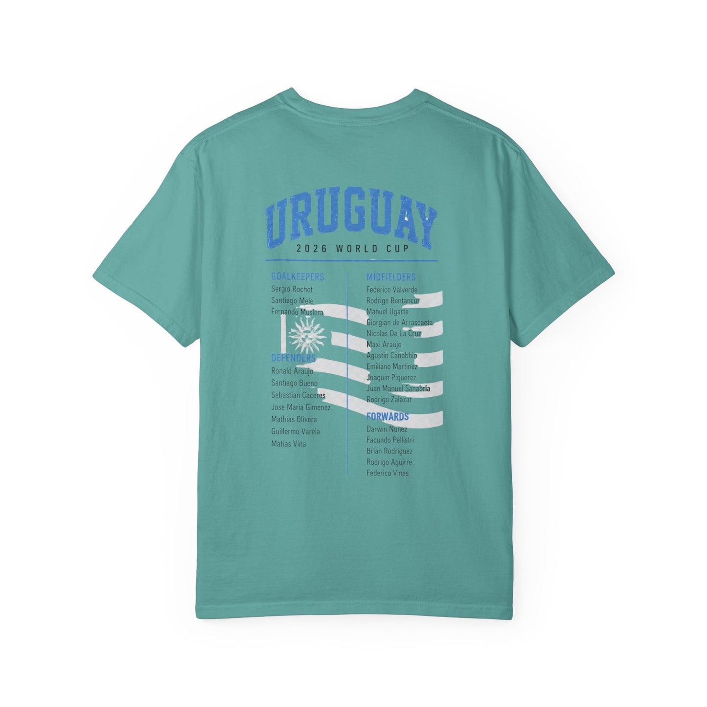 Uruguay Unisex Garment-Dyed T-shirt
