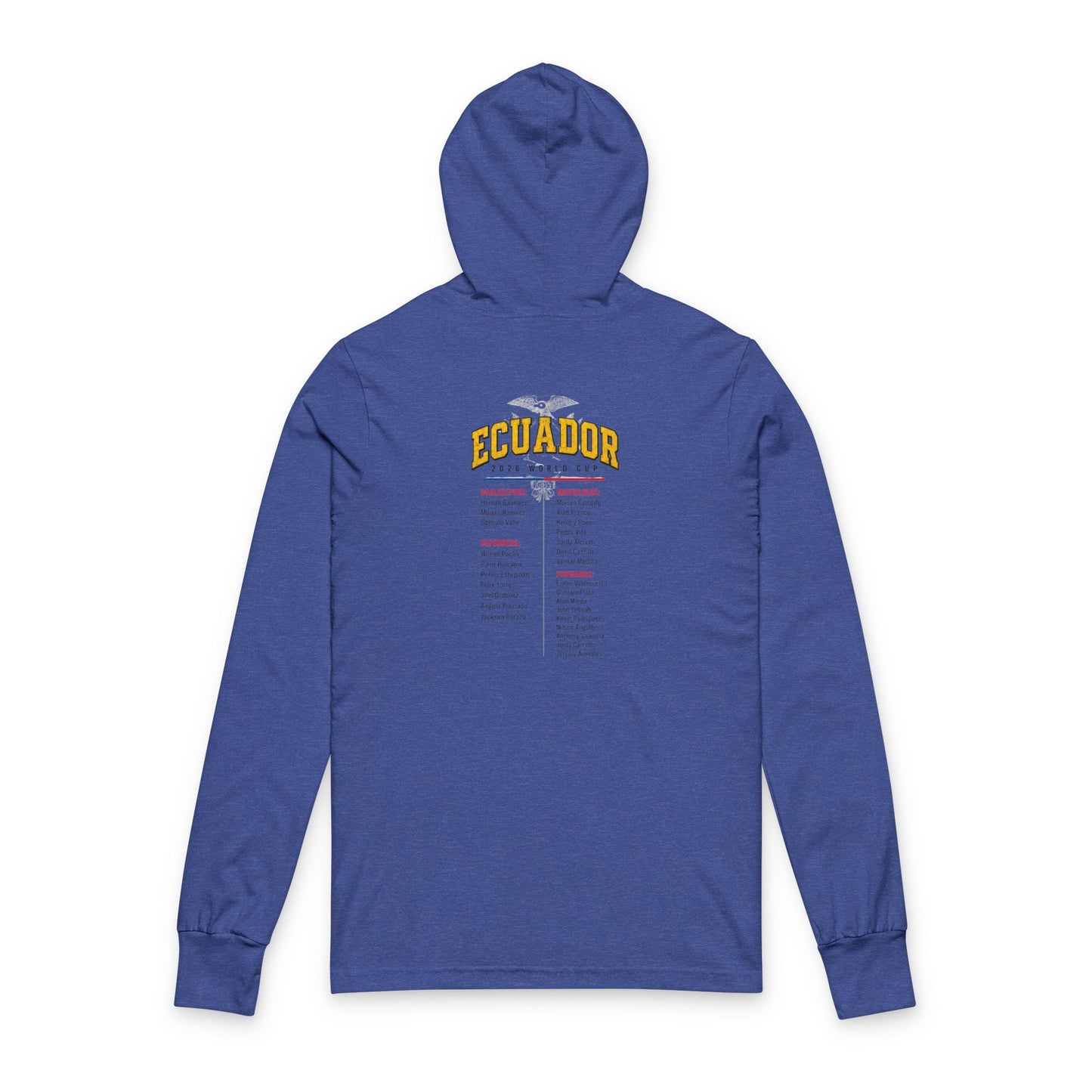 FIFA ECUADOR Hoodie Tee — Lightweight Hooded Long-Sleeve Shirt