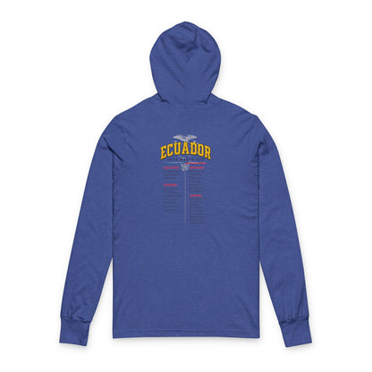 FIFA ECUADOR Hoodie Tee — Lightweight Hooded Long-Sleeve Shirt
