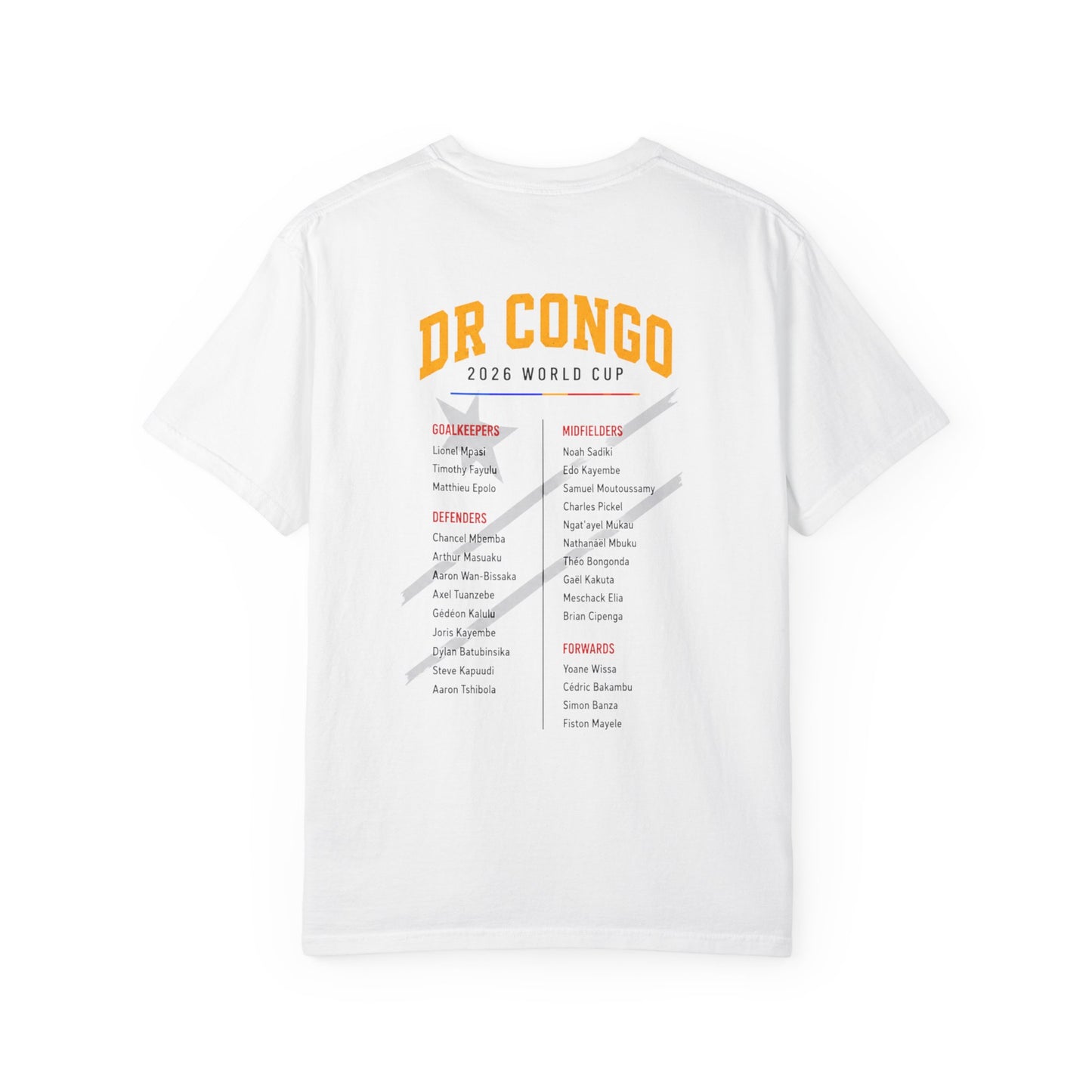 CONGO DR Unisex Garment-Dyed T-shirt