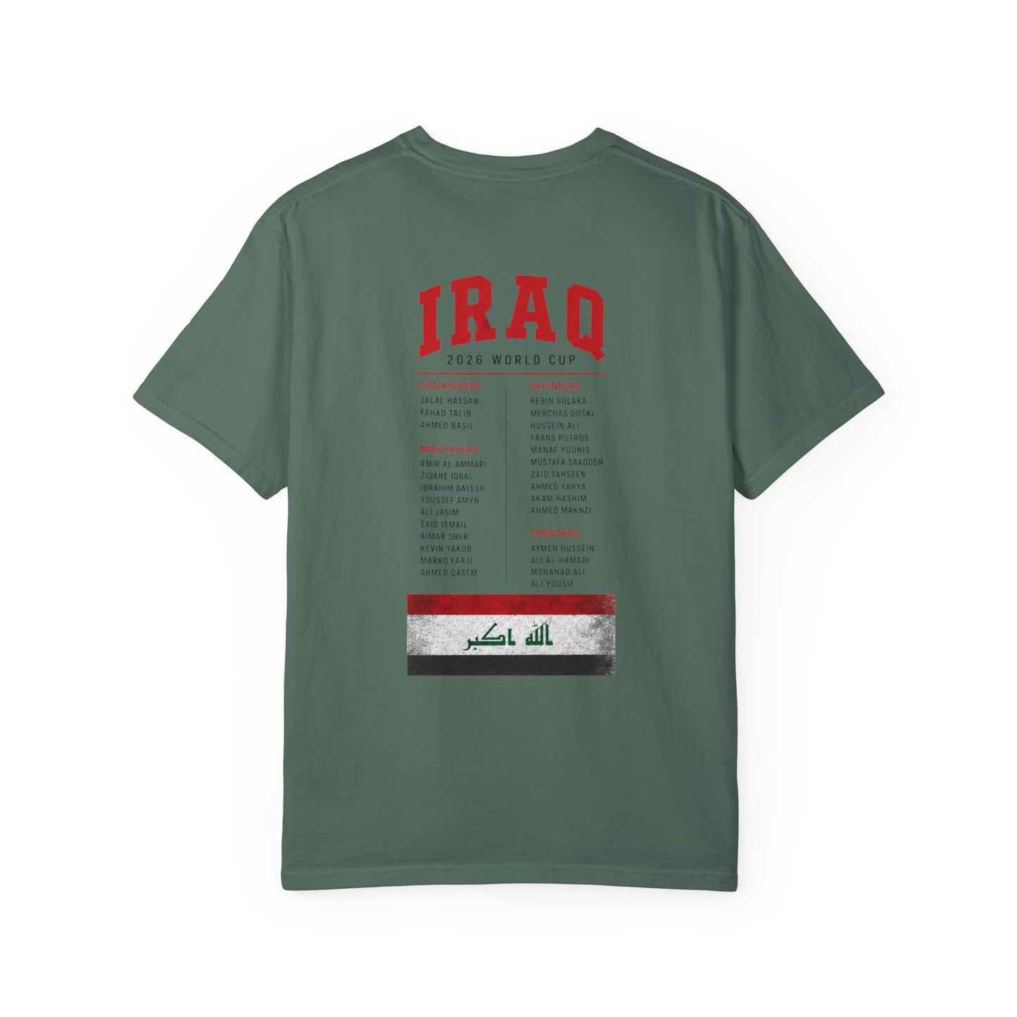 IRAQ Unisex Garment-Dyed T-shirt