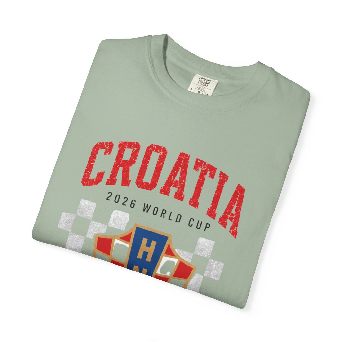 CROATIA Unisex Garment-Dyed T-shirt