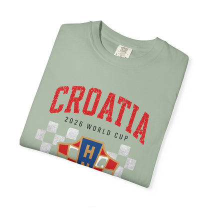 CROATIA Unisex Garment-Dyed T-shirt