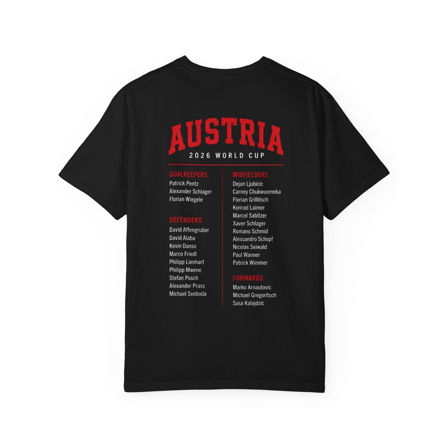 AUSTRIA Unisex Garment-Dyed T-shirt