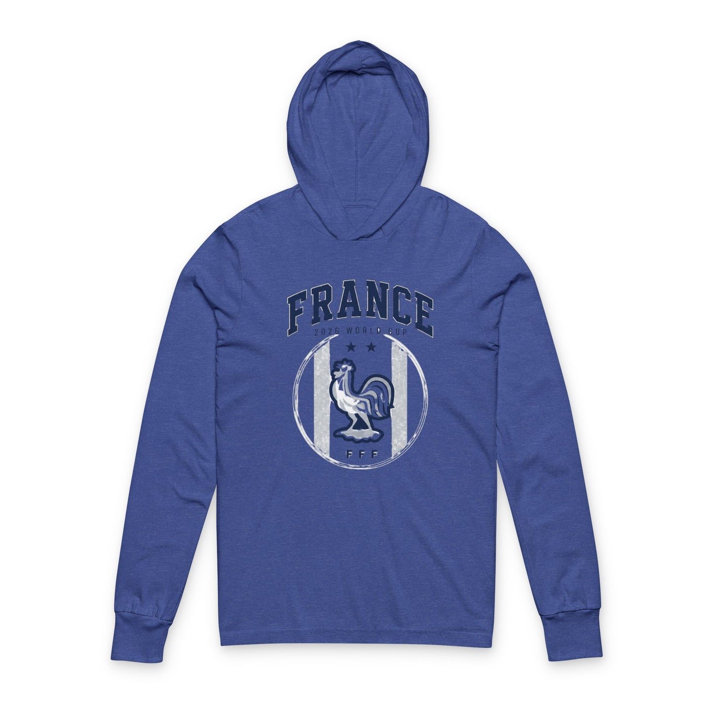 France Hoodie Tee — Lightweight Hooded Long-Sleeve Shirt