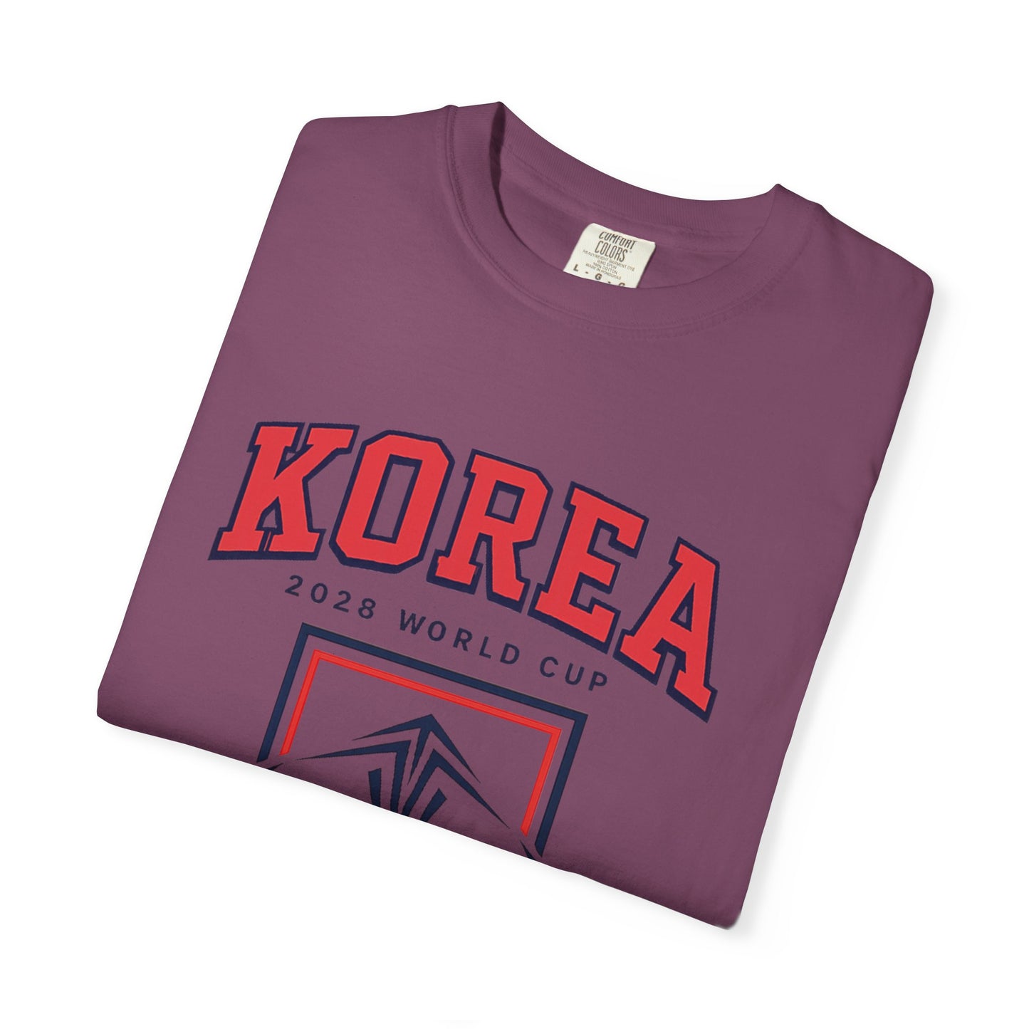 KOREA Unisex Garment-Dyed T-shirt