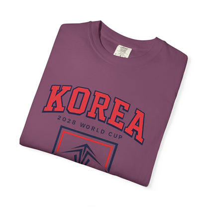 KOREA Unisex Garment-Dyed T-shirt