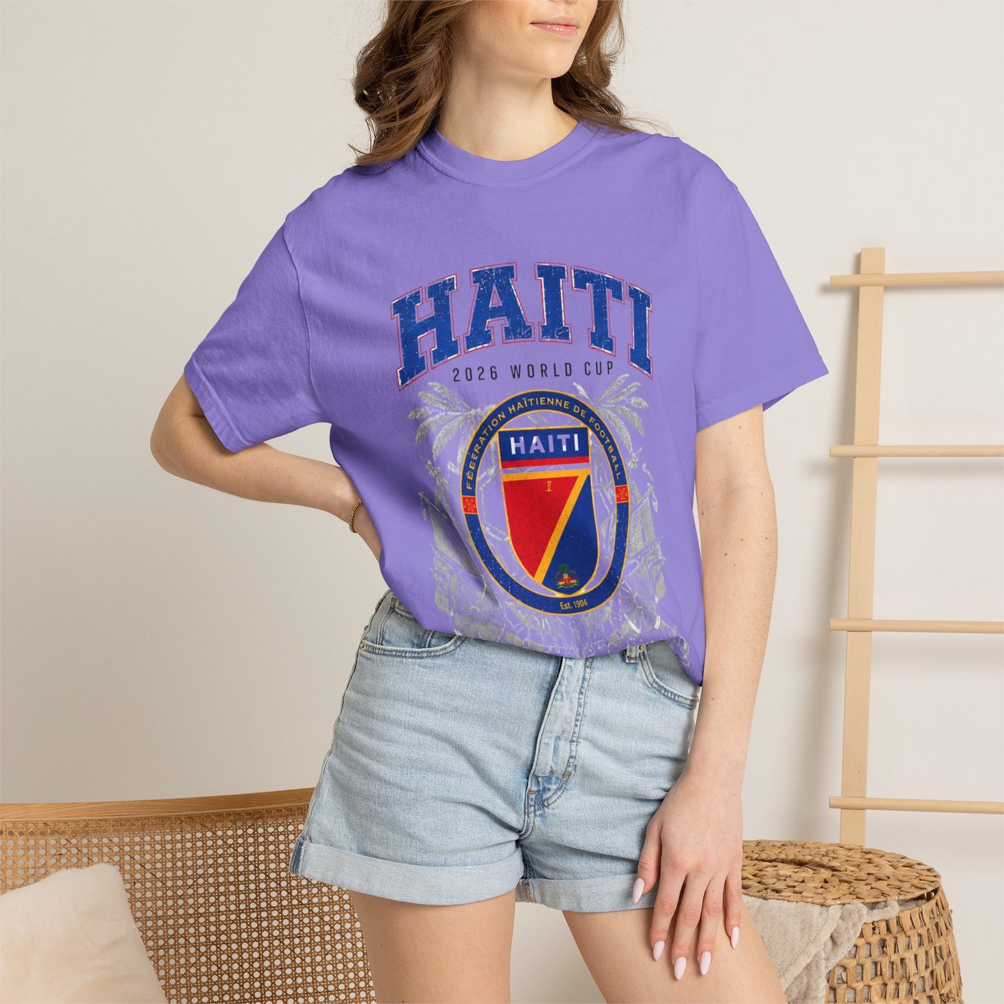 HAITI Unisex Garment-Dyed T-shirt
