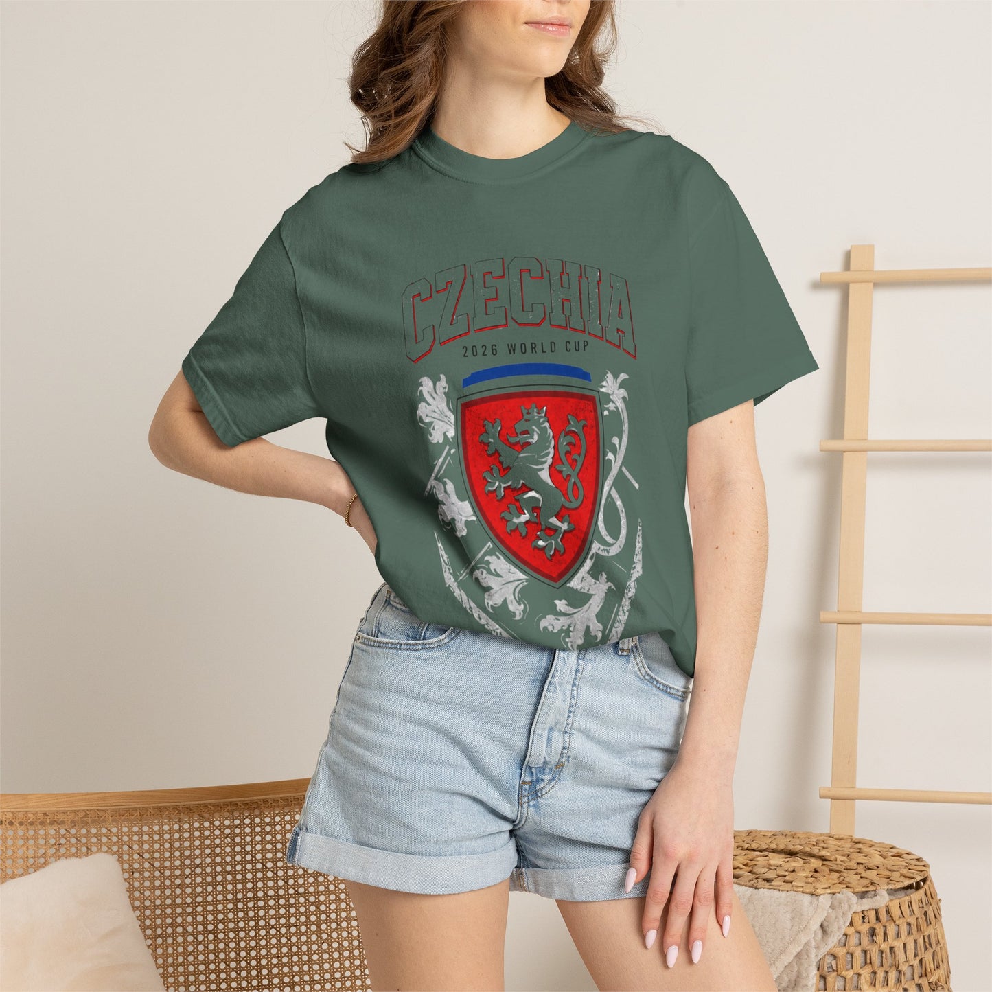 CZECHIA Unisex Garment-Dyed T-shirt
