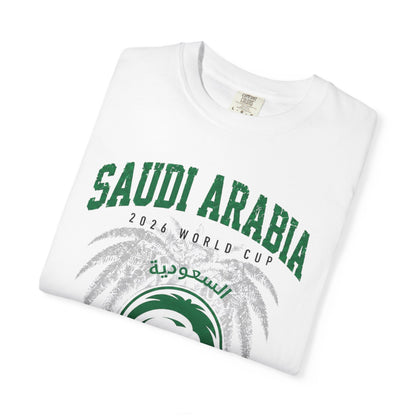 SAUDI ARABIA Unisex Garment-Dyed T-shirt