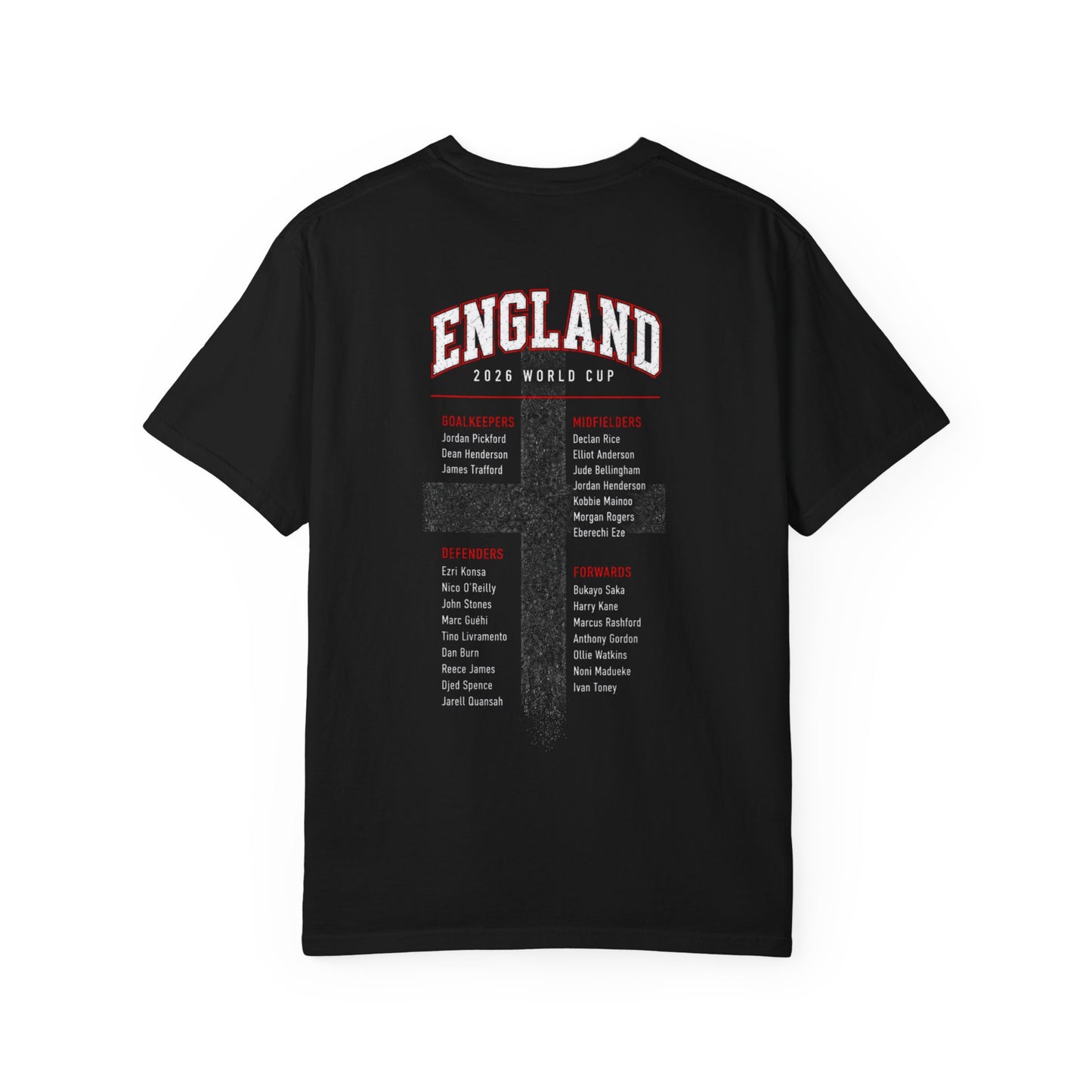 ENGLAND Unisex Garment-Dyed T-shirt