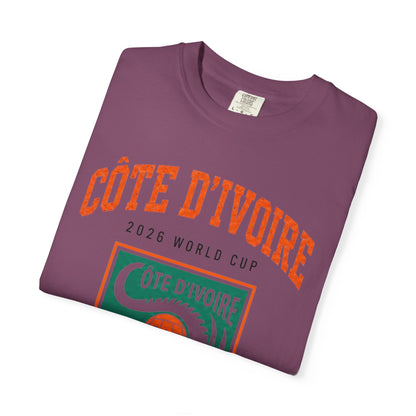 COTE D'IVOIRE Unisex Garment-Dyed T-shirt