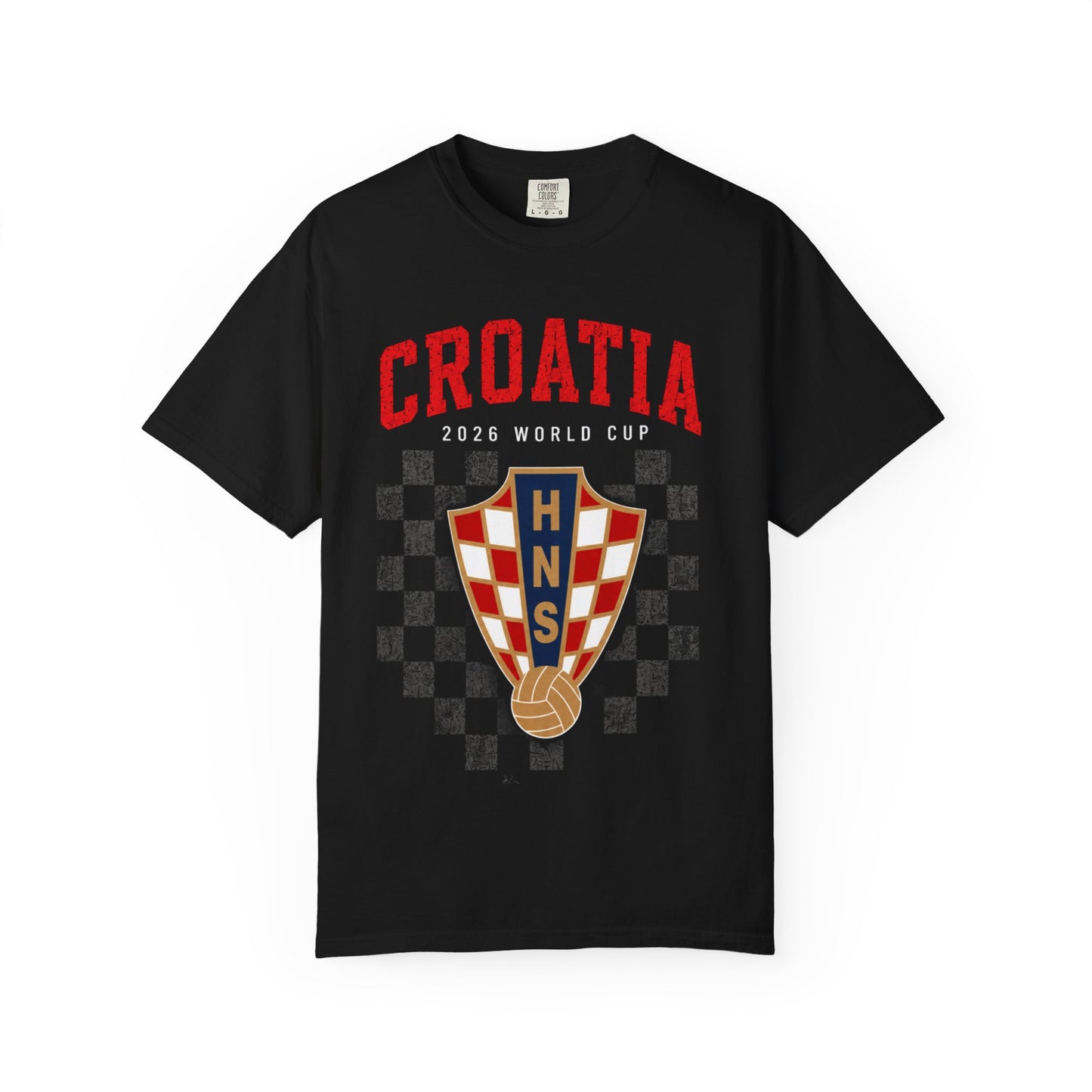 CROATIA Unisex Garment-Dyed T-shirt
