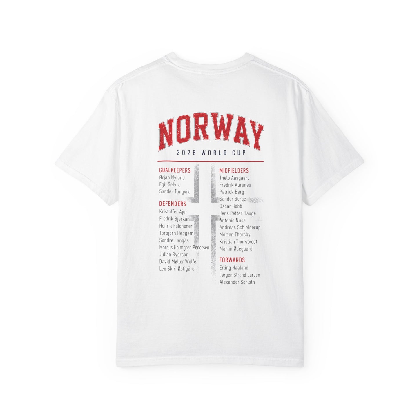 FIFA NORWAY Unisex Garment-Dyed T-shirt