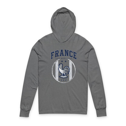 France Hoodie Tee — Lightweight Hooded Long-Sleeve Shirt