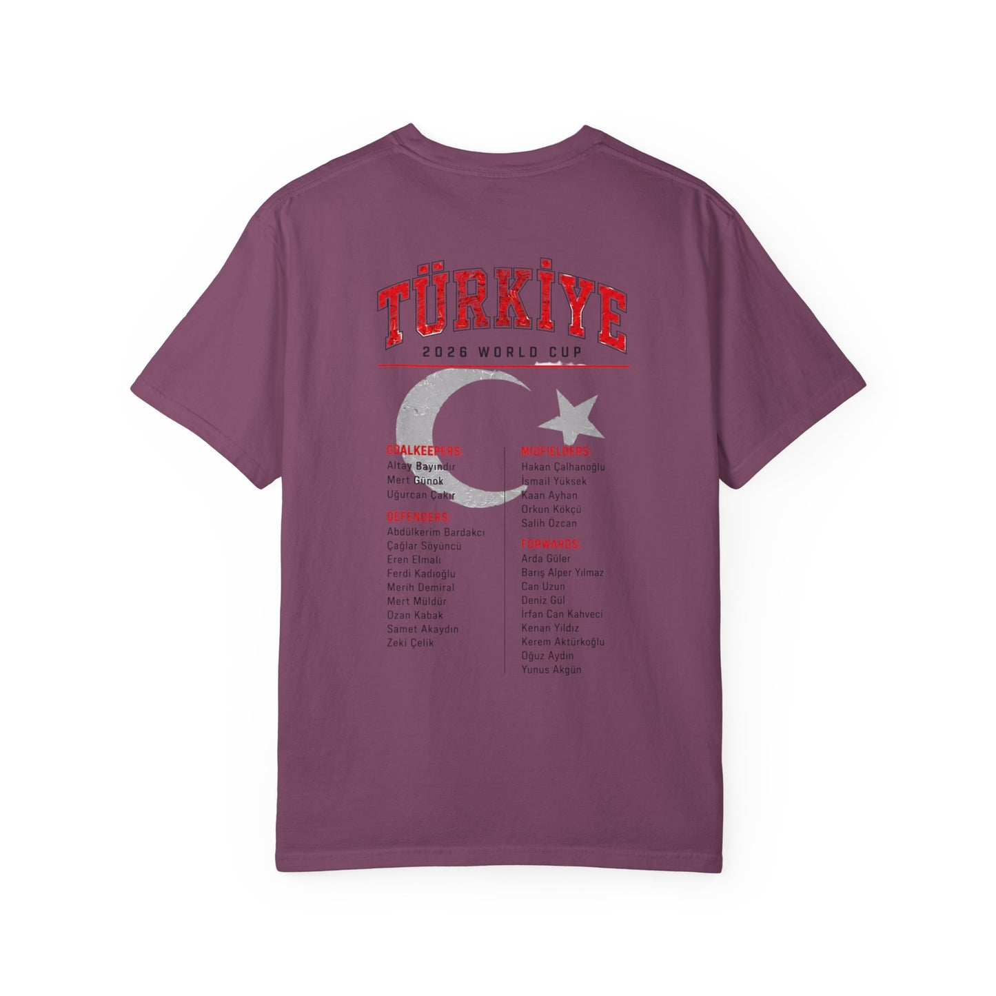 Turkey Unisex Garment-Dyed T-shirt