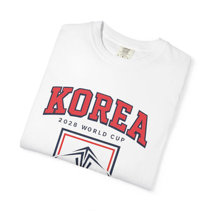 KOREA Unisex Garment-Dyed T-shirt