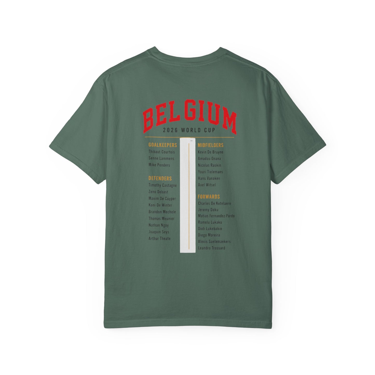 Belgium Unisex Garment-Dyed T-shirt