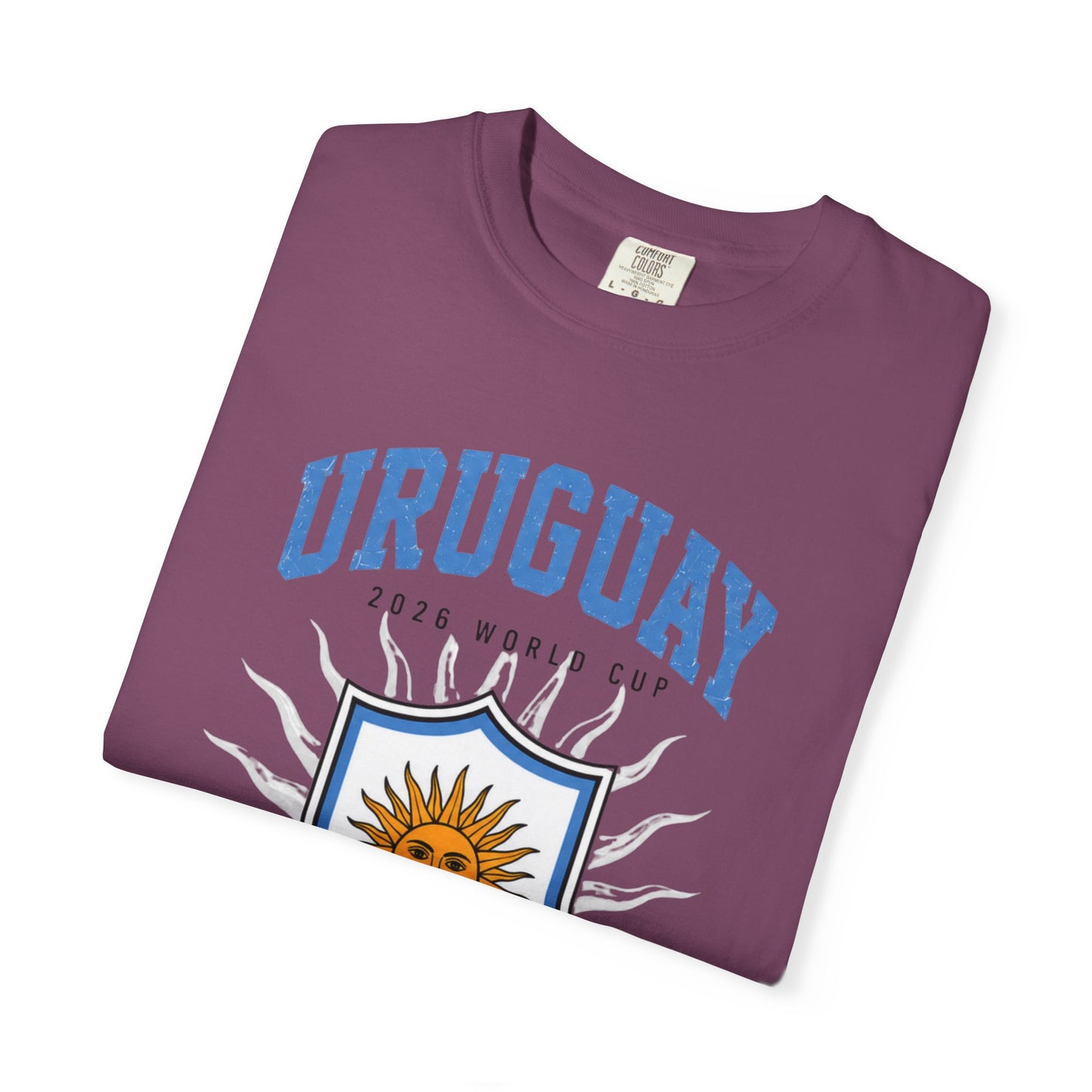Uruguay Unisex Garment-Dyed T-shirt