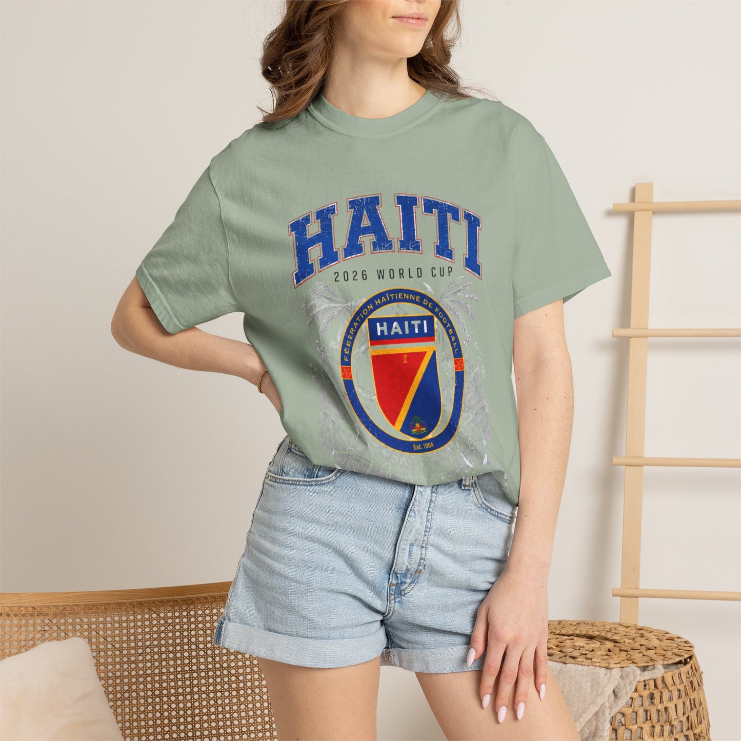 HAITI Unisex Garment-Dyed T-shirt