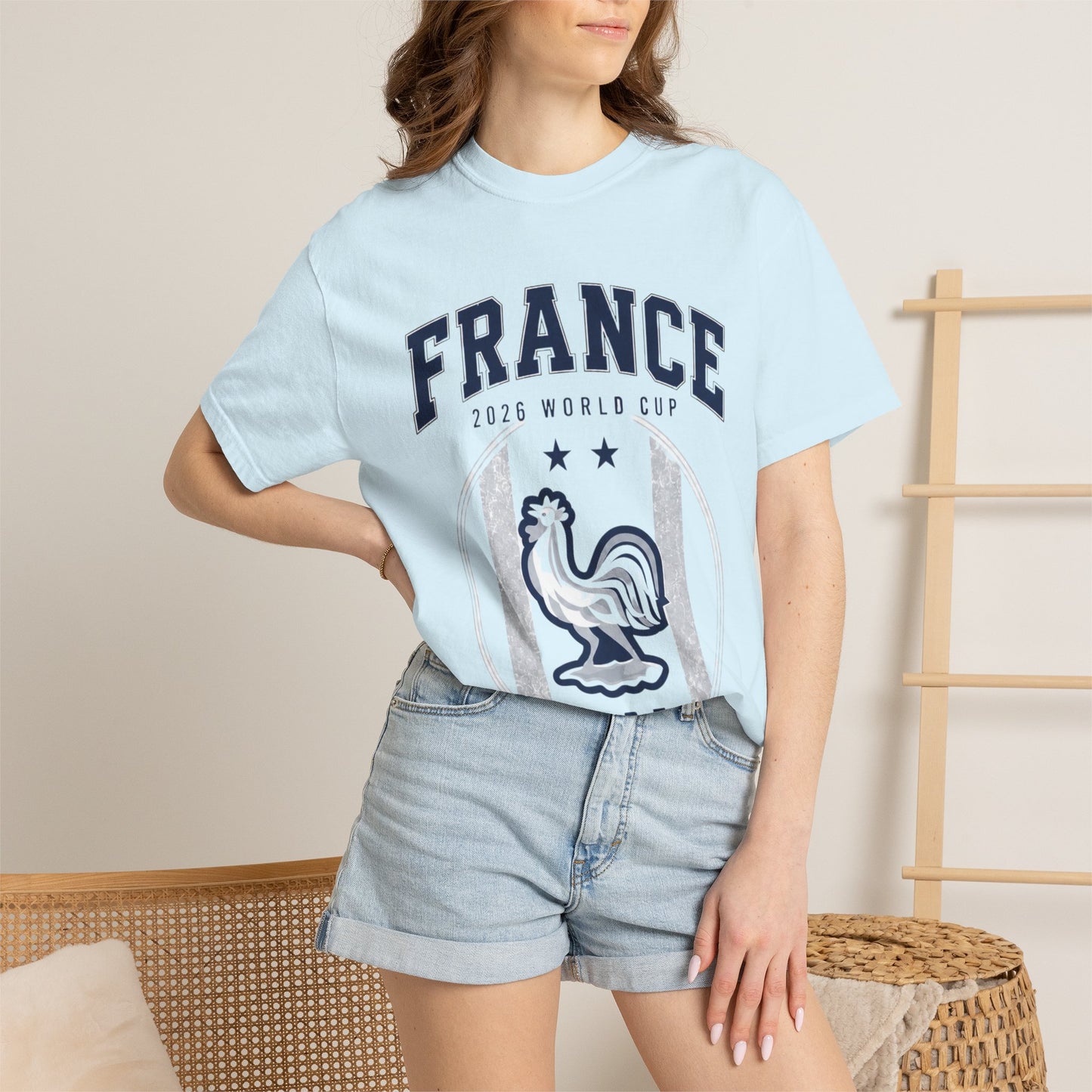 France Unisex Garment-Dyed T-shirt