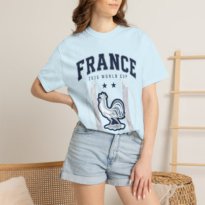 France Unisex Garment-Dyed T-shirt