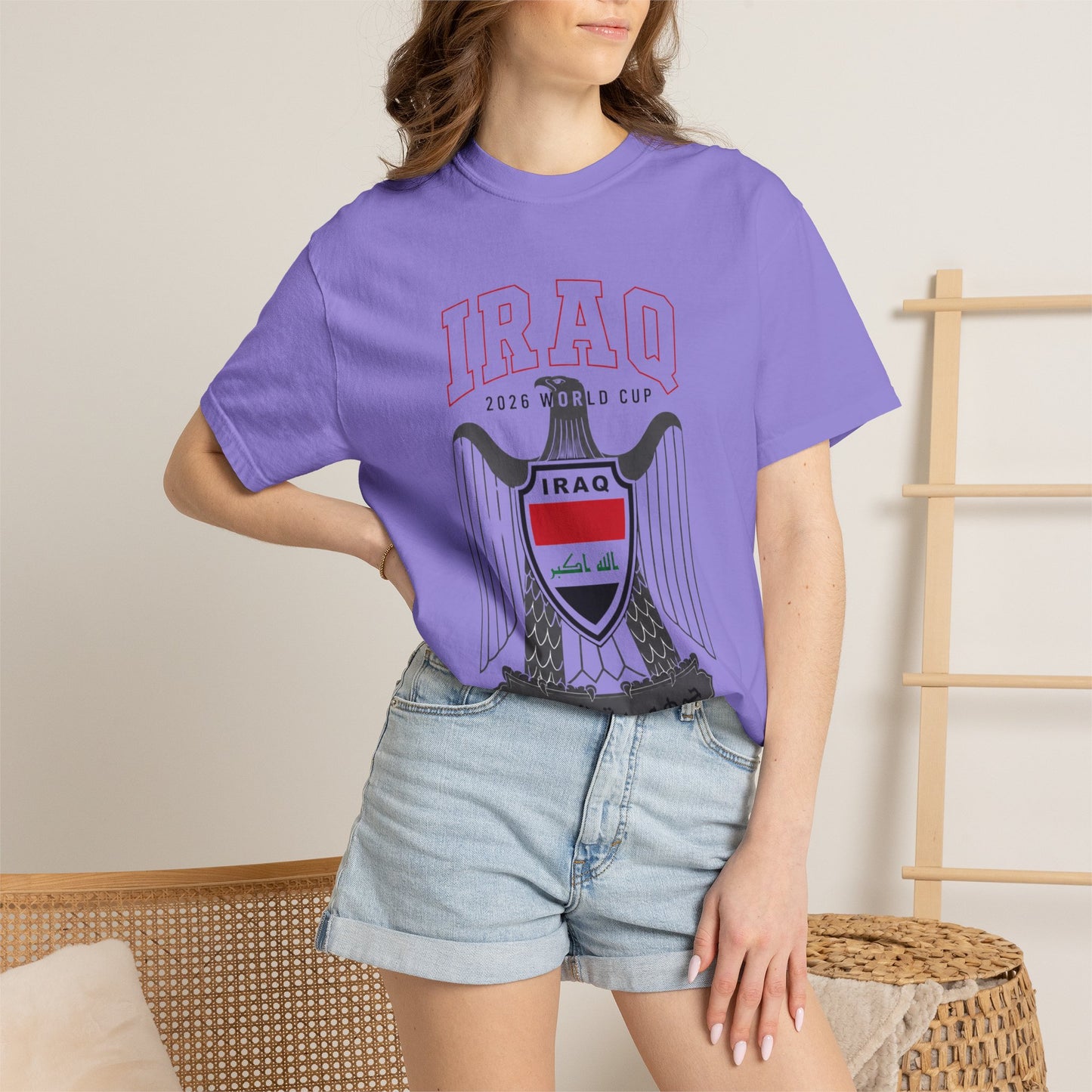 IRAQ Unisex Garment-Dyed T-shirt