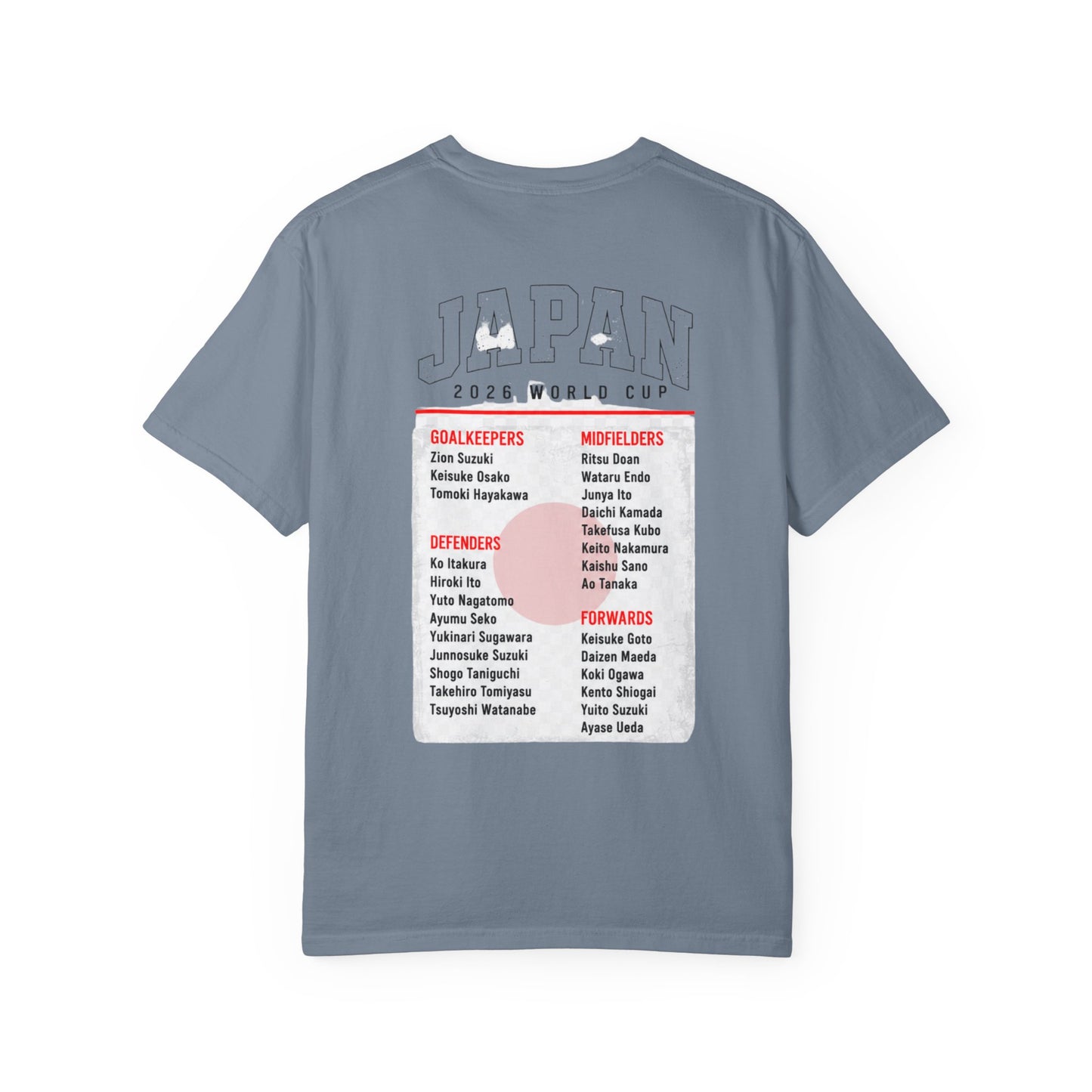 FIFA JAPAN Unisex Garment-Dyed T-shirt