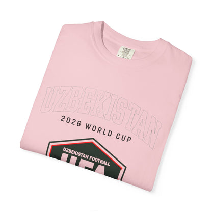UZBEKISTAN Unisex Garment-Dyed T-shirt