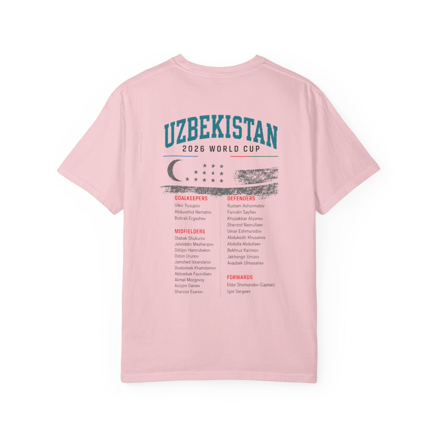 UZBEKISTAN Unisex Garment-Dyed T-shirt