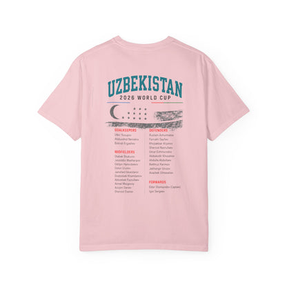UZBEKISTAN Unisex Garment-Dyed T-shirt