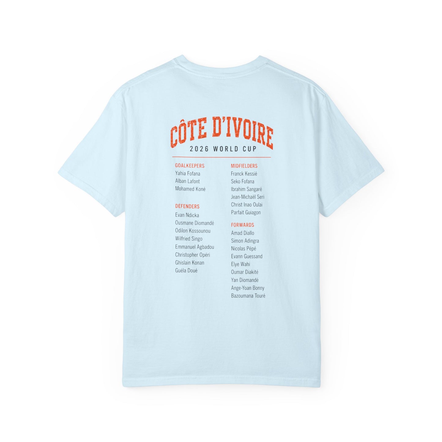 COTE D'IVOIRE Unisex Garment-Dyed T-shirt