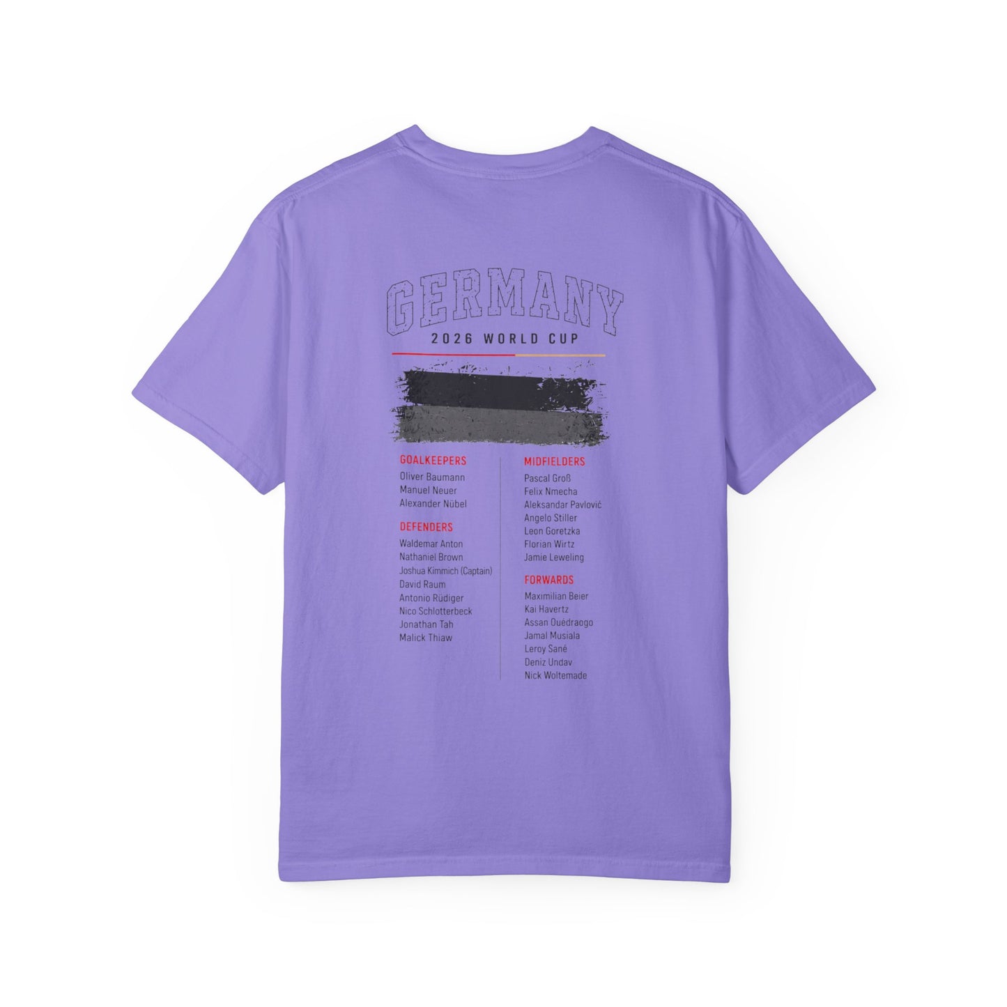 Germany Unisex Garment-Dyed T-shirt