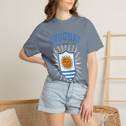 Uruguay Unisex Garment-Dyed T-shirt