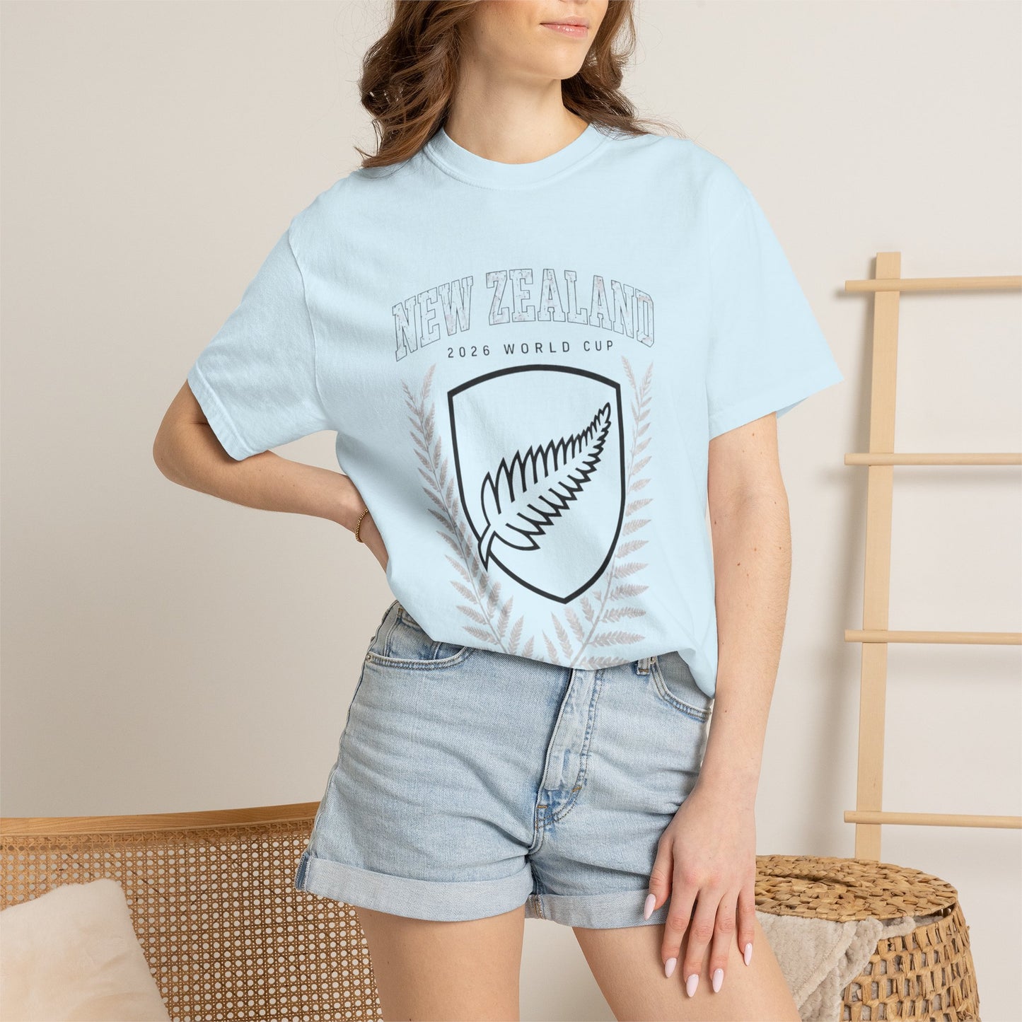 NEW ZEALAND Unisex Garment-Dyed T-shirt