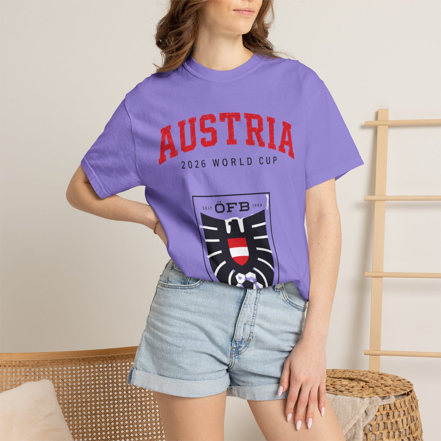 AUSTRIA Unisex Garment-Dyed T-shirt