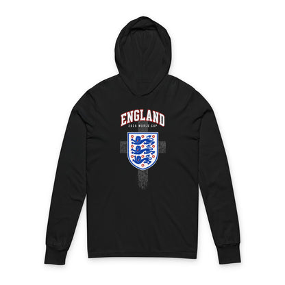 ENGLAND Hoodie Tee — Lightweight Hooded Long-Sleeve Shirt