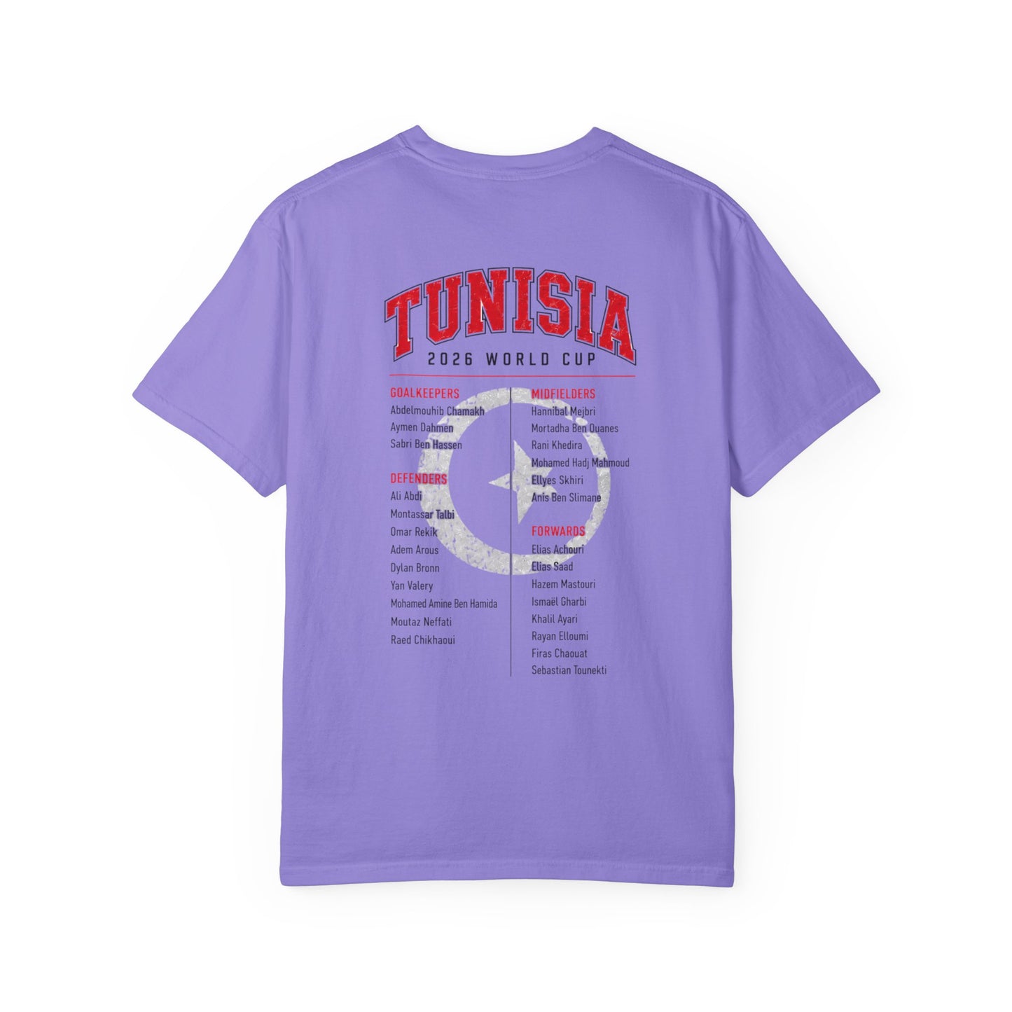 TUNISIA Unisex Garment-Dyed T-shirt