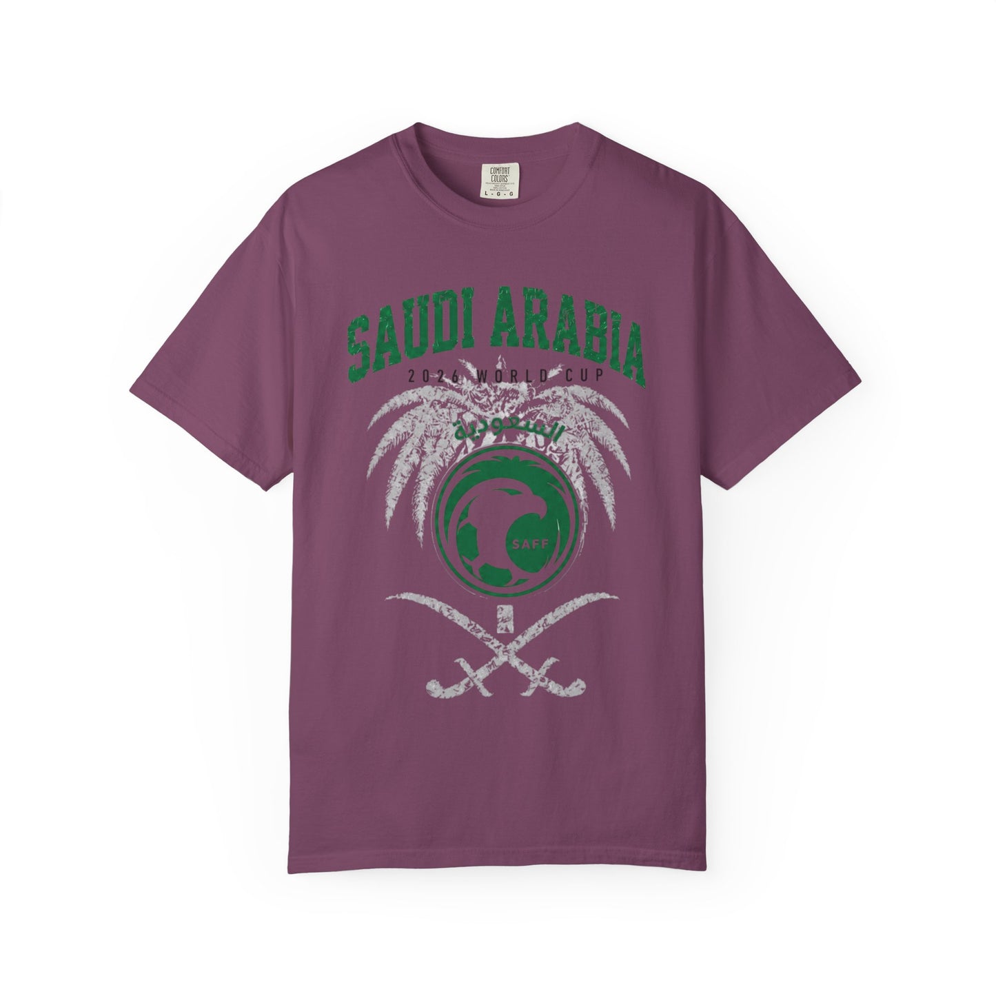 SAUDI ARABIA Unisex Garment-Dyed T-shirt