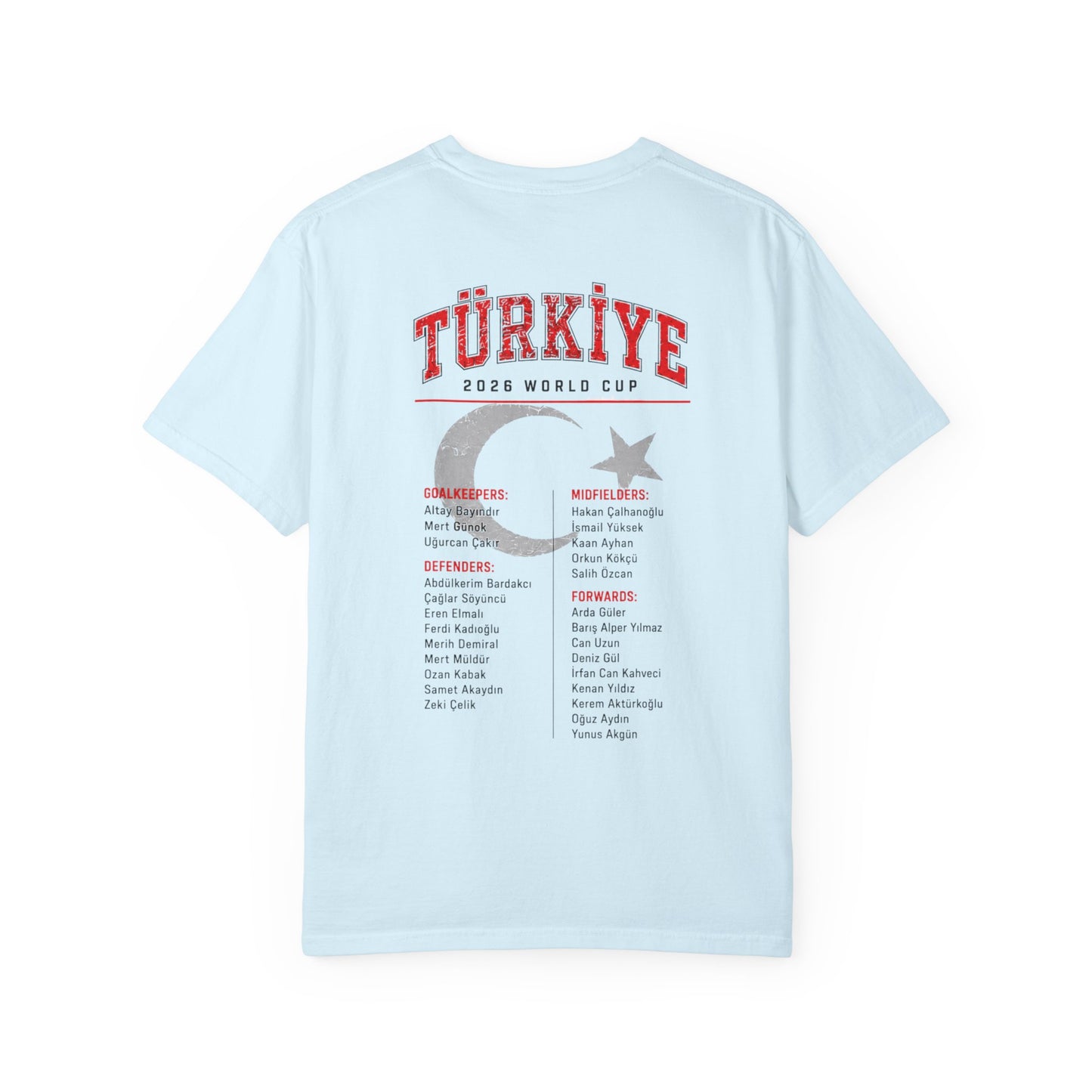 Turkey Unisex Garment-Dyed T-shirt