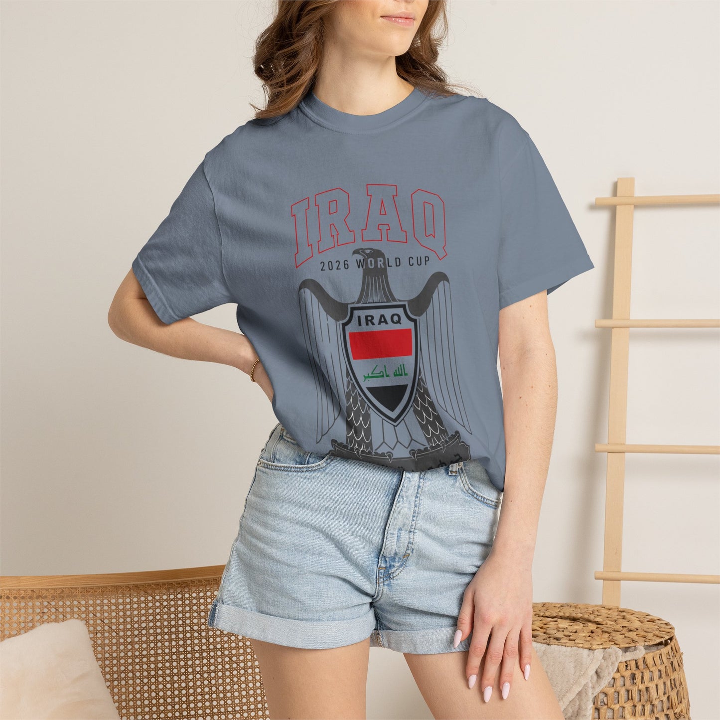 IRAQ Unisex Garment-Dyed T-shirt