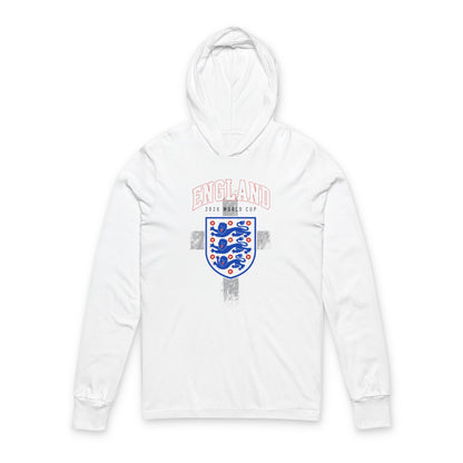 ENGLAND Hoodie Tee — Lightweight Hooded Long-Sleeve Shirt