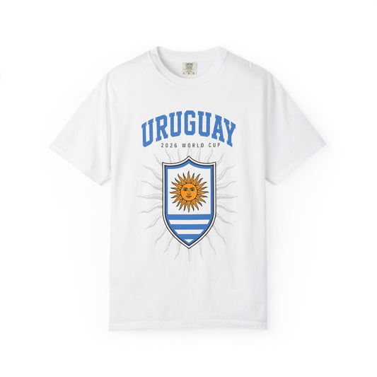 Uruguay Unisex Garment-Dyed T-shirt