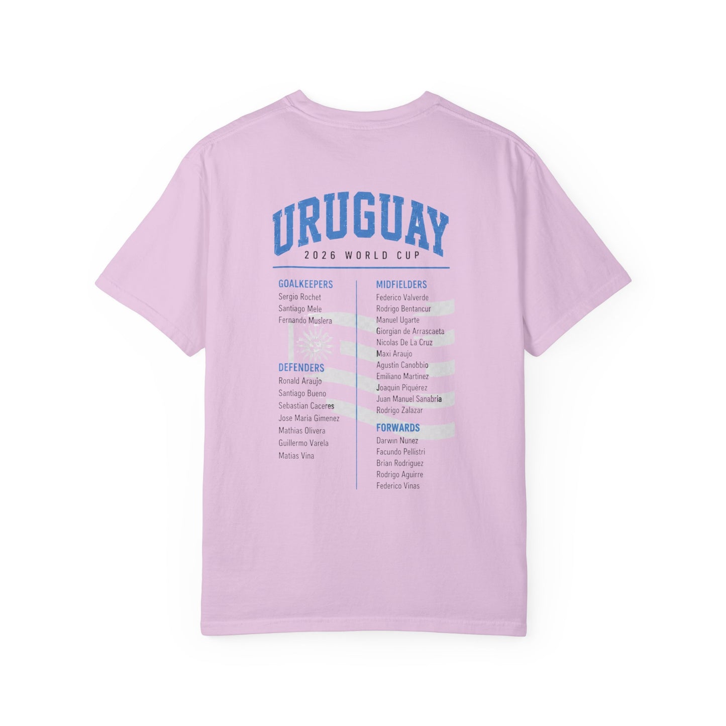 Uruguay Unisex Garment-Dyed T-shirt