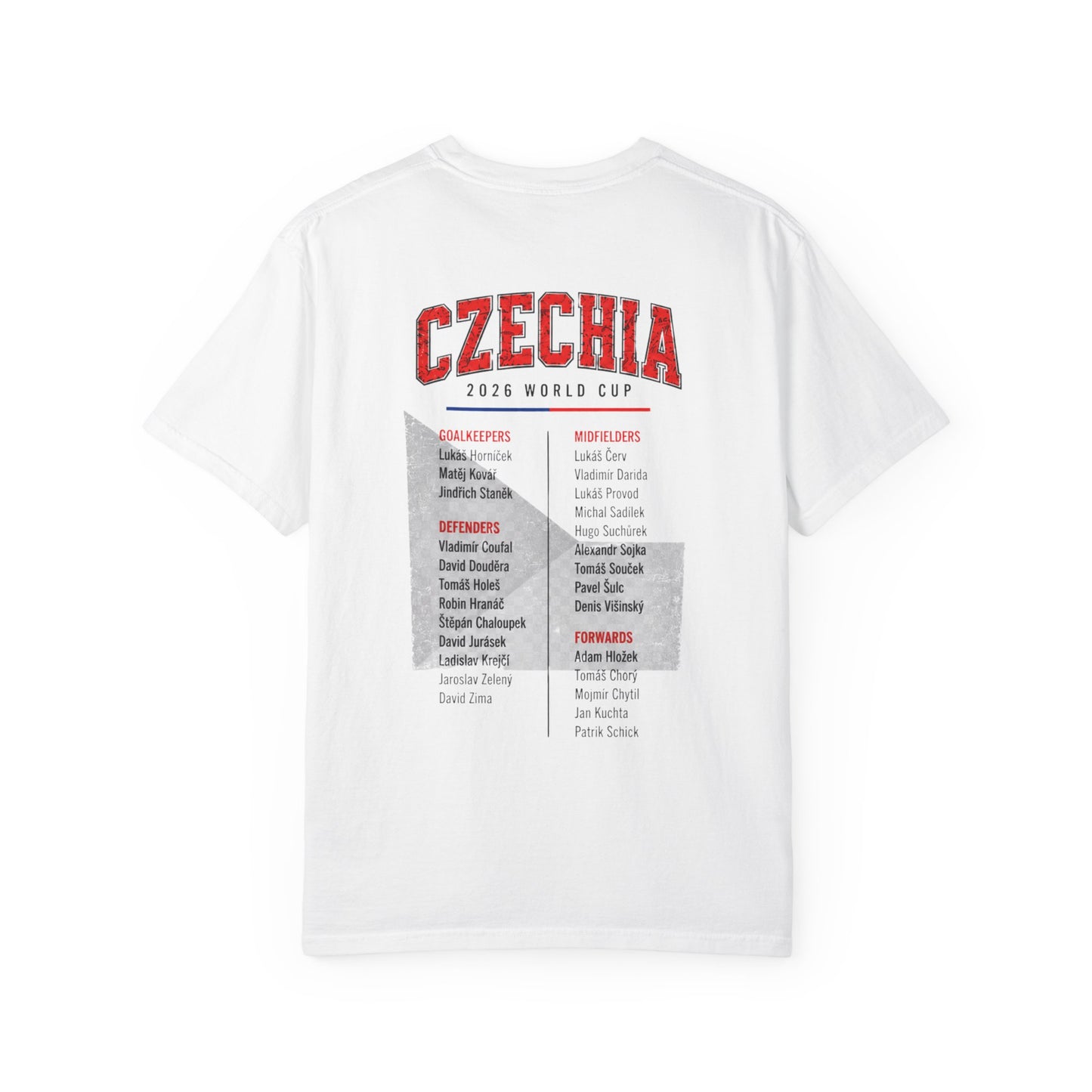 CZECHIA Unisex Garment-Dyed T-shirt