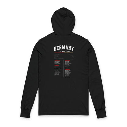 Germany Hoodie Tee — Lightweight Hooded Long-Sleeve Shirt